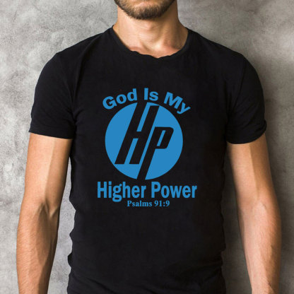 God Is My Higher Power Christian Washed T-Shirt