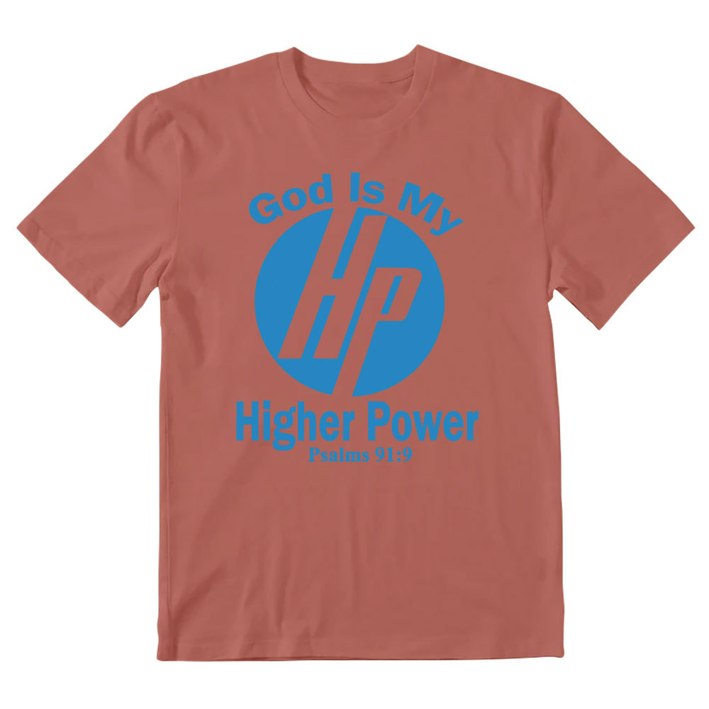 God Is My Higher Power Christian Washed T-Shirt