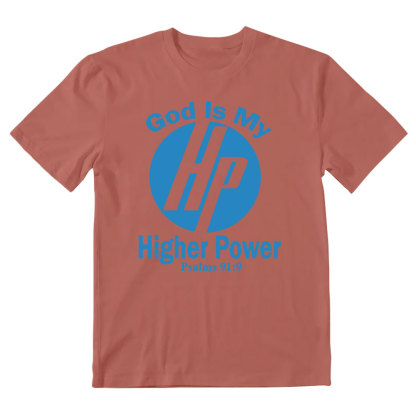 God Is My Higher Power Christian Washed T-Shirt