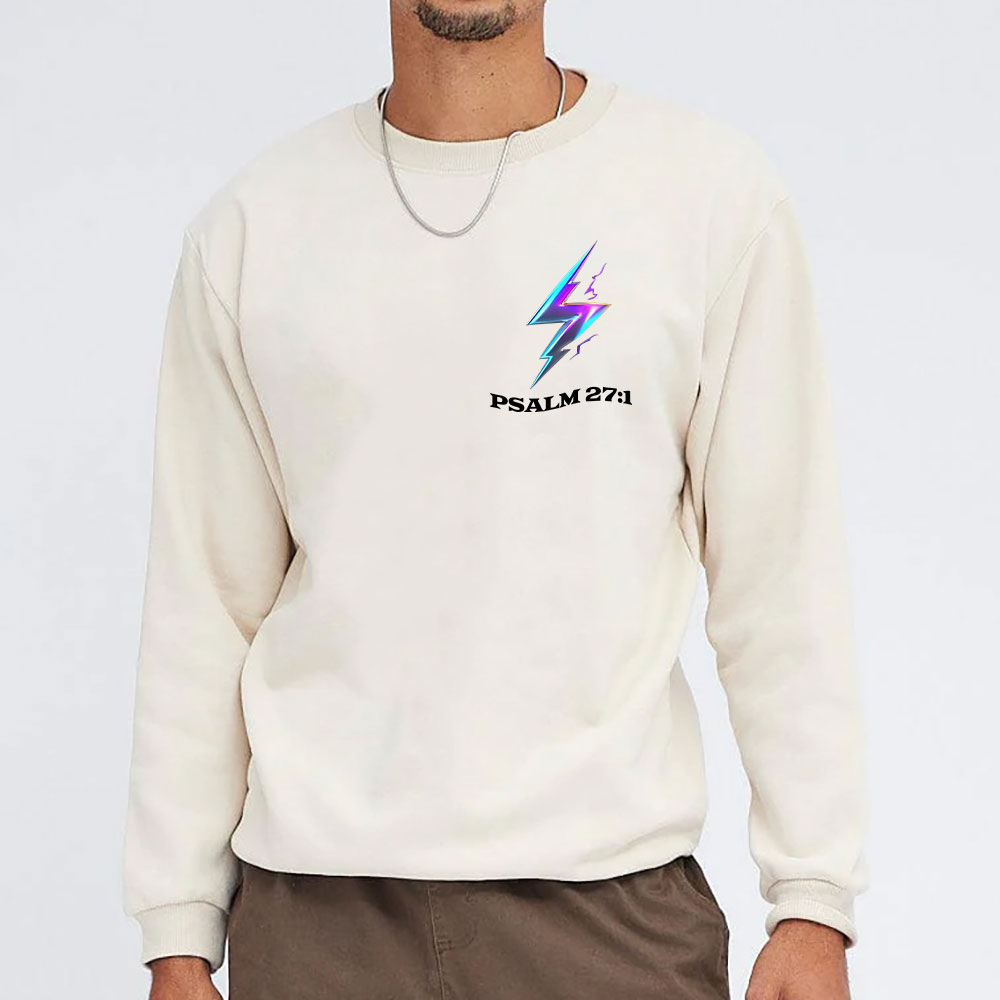 God Is My Light And Salvation Christian Washed Sweatshirt