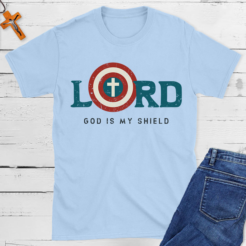 God Is My Shield Christian T-Shirt