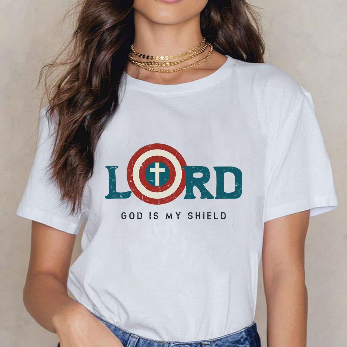 God Is My Shield Christian T-Shirt