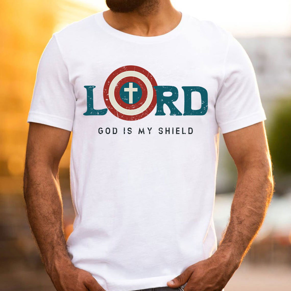 God Is My Shield Christian T-Shirt