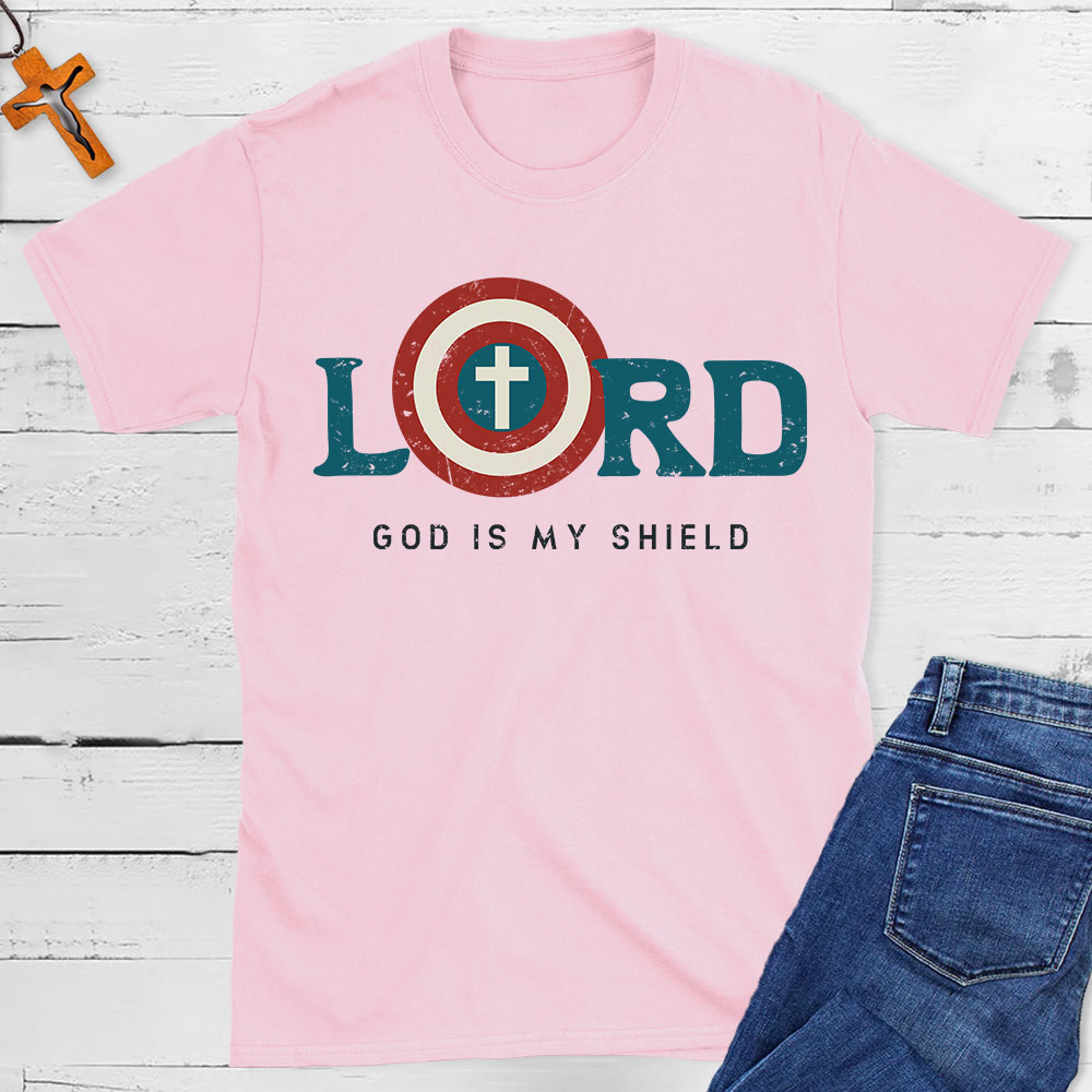 God Is My Shield Christian T-Shirt