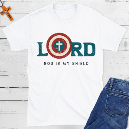 God Is My Shield Christian T-Shirt