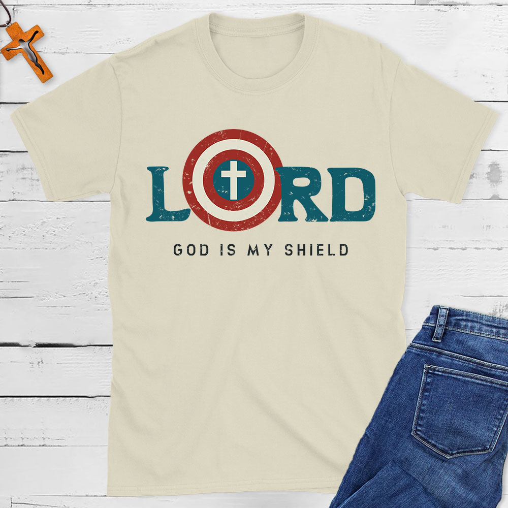God Is My Shield Christian T-Shirt