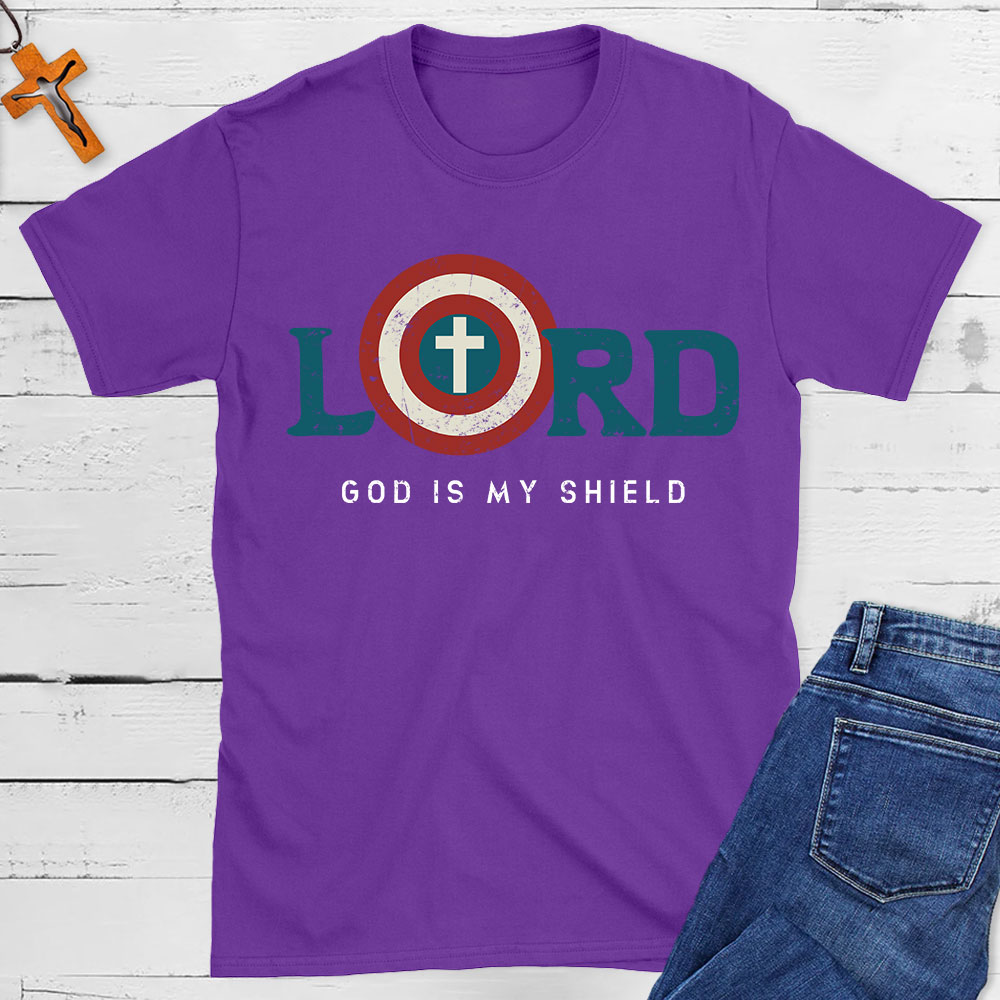 God Is My Shield Christian T-Shirt