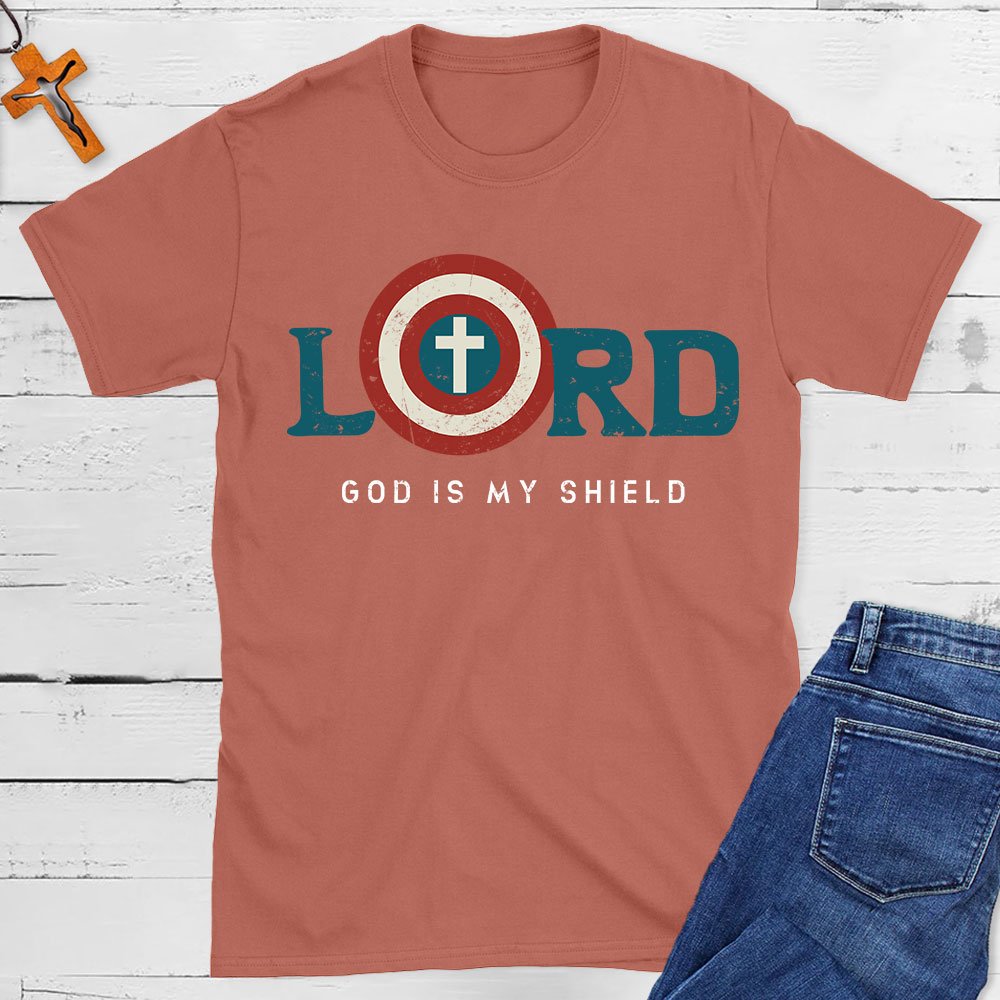 God Is My Shield Christian T-Shirt