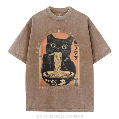 God Is Our Provider Christian Washed T-Shirt