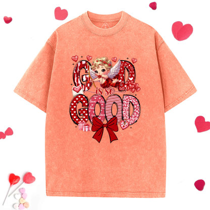 God Is So Good Christian Washed T-Shirt
