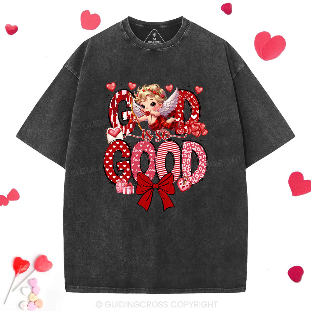God Is So Good Christian Washed T-Shirt