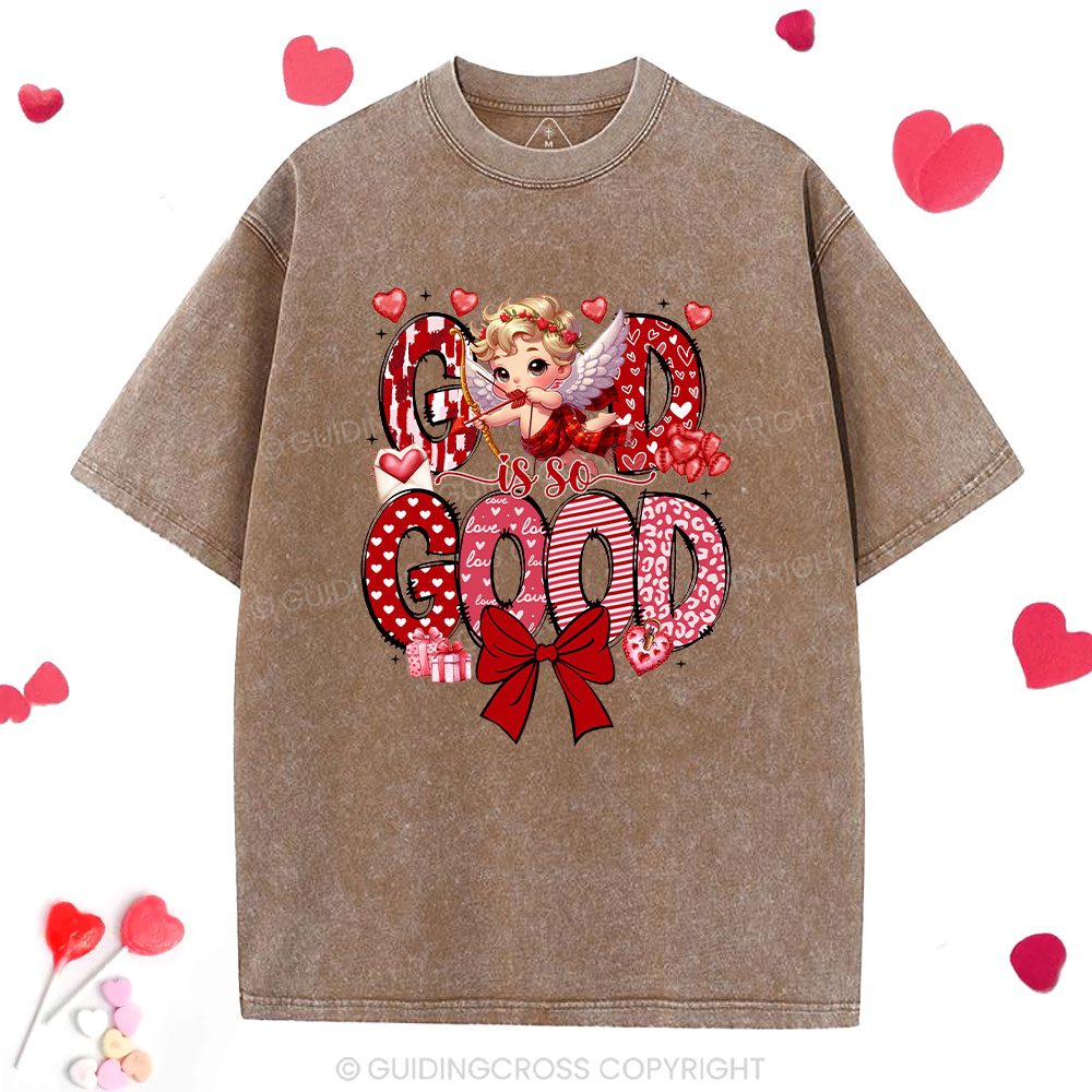God Is So Good Christian Washed T-Shirt