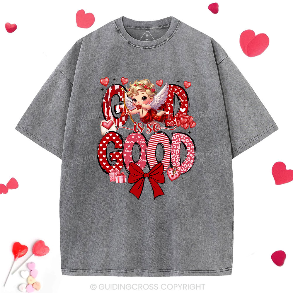 God Is So Good Christian Washed T-Shirt