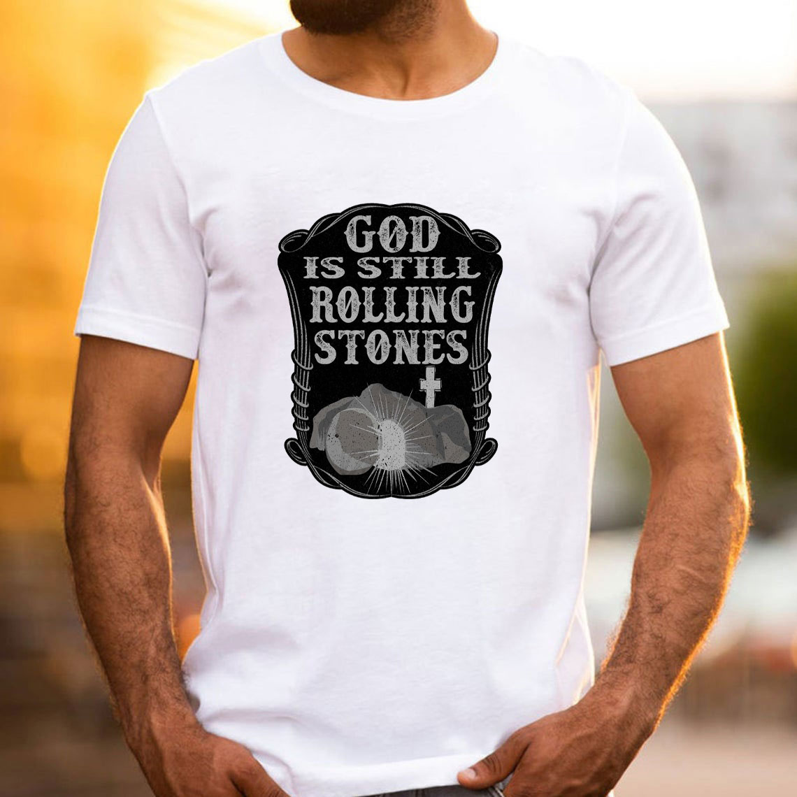 God Is Still Rolling Stones Christian T-Shirt