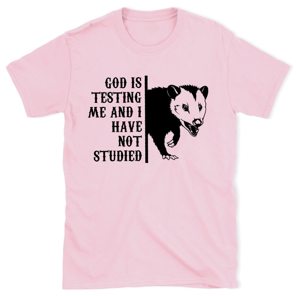 God Is Testing Me And I Have Not Studied Christian T-Shirt