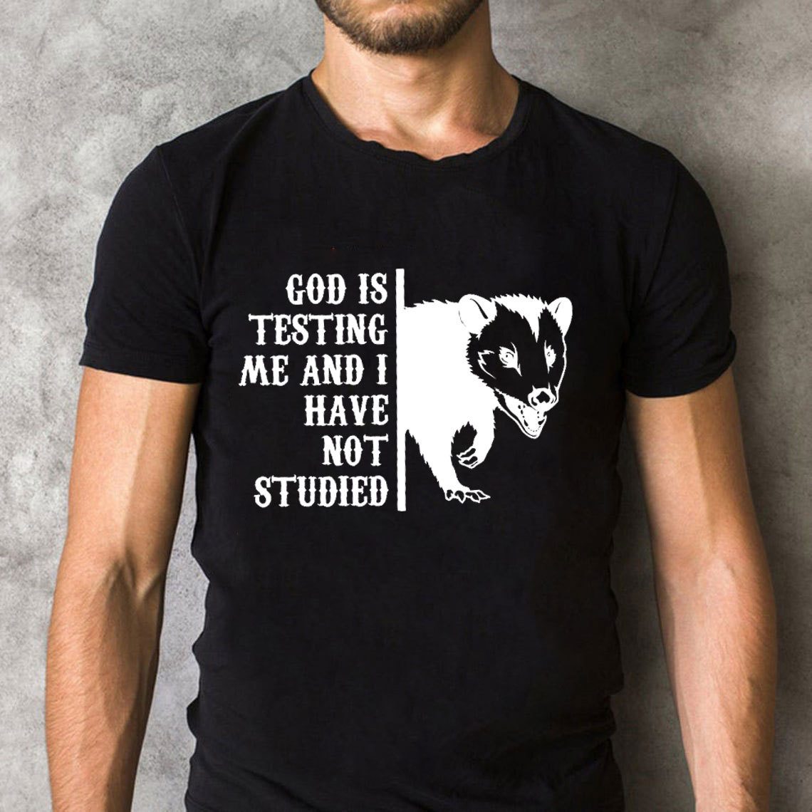 God Is Testing Me And I Have Not Studied Christian T-Shirt