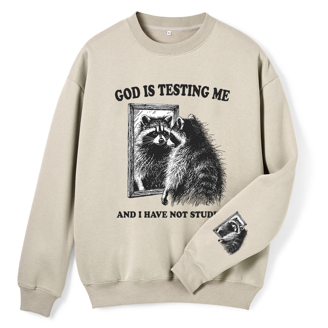 God Is Testing Me Christian Fleece Sweatshirt Sale - GuidingCross