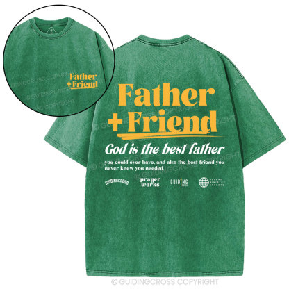 God Is The Best Father Christian Washed T-Shirt
