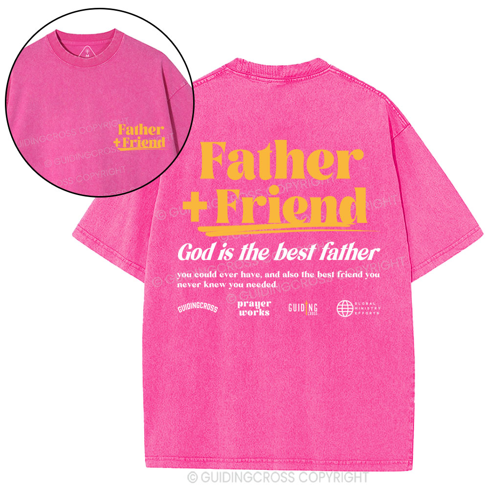 God Is The Best Father Christian Washed T-Shirt