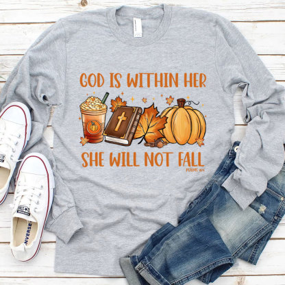 God Is Within Her Christian Long Sleeve T-Shirt