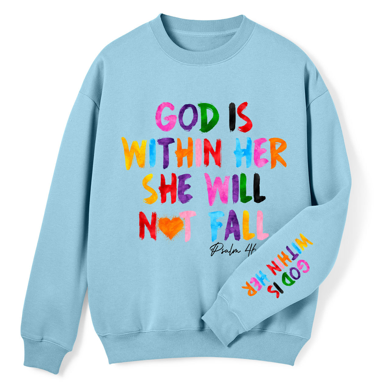 God Is Within Her Christian Fleece Sweatshirt