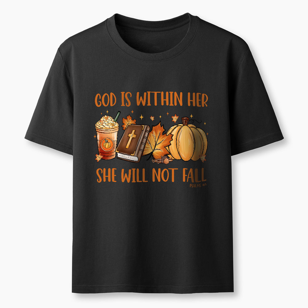 God Is Within Her Christian T-Shirt Sale - GuidingCross