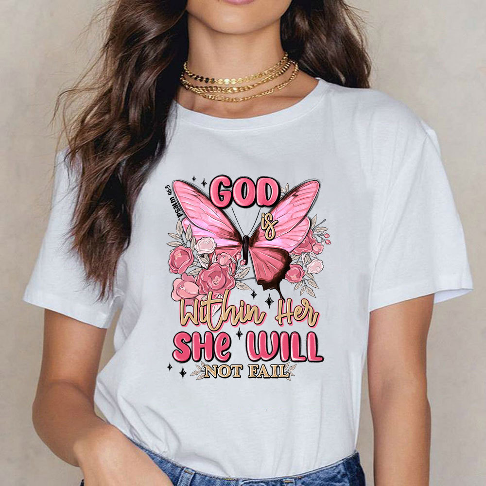 God Is Within Her Christian T-Shirt