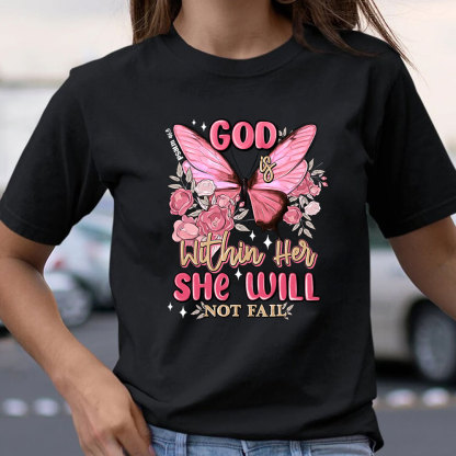 God Is Within Her Christian T-Shirt