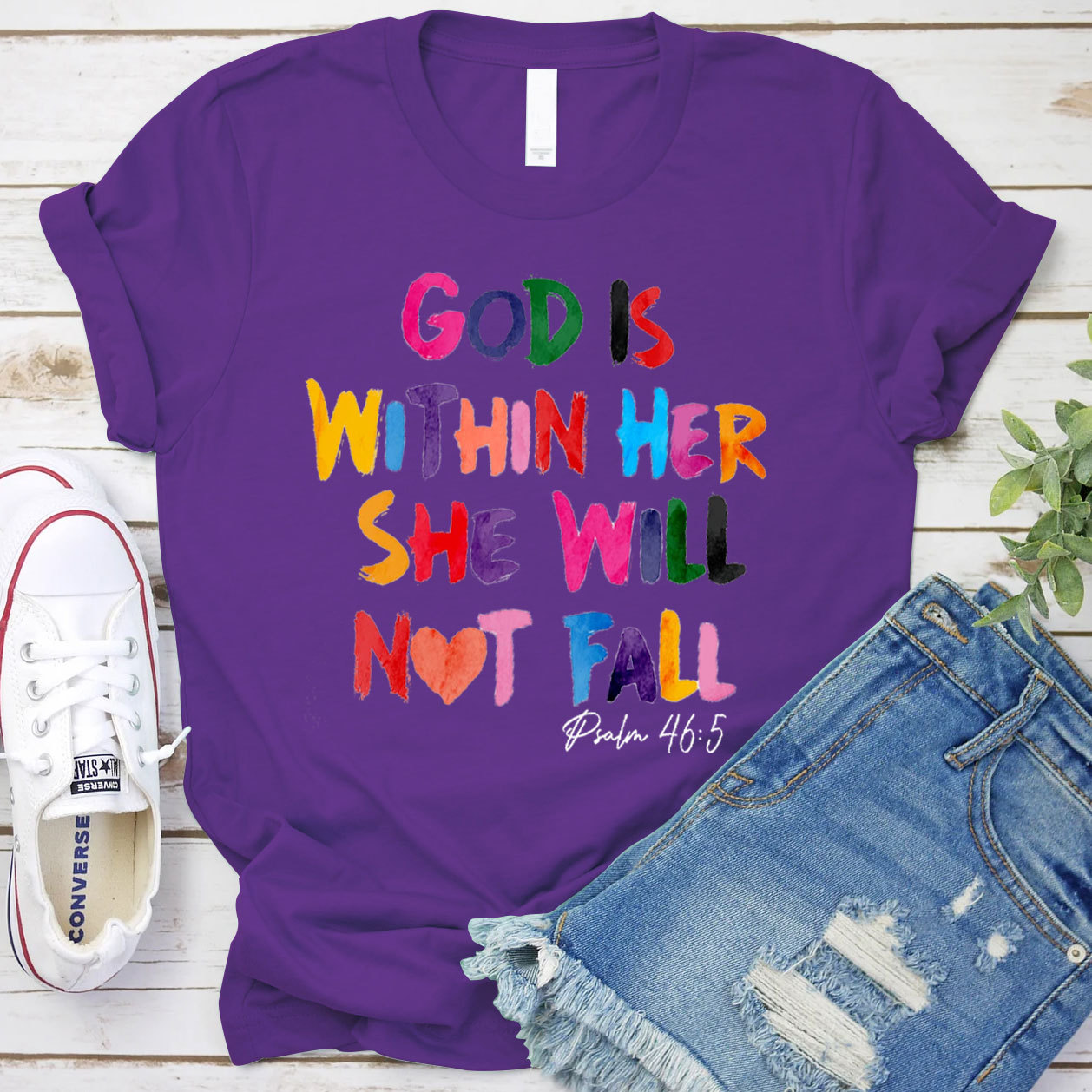God Is Within Her Christian T-Shirt