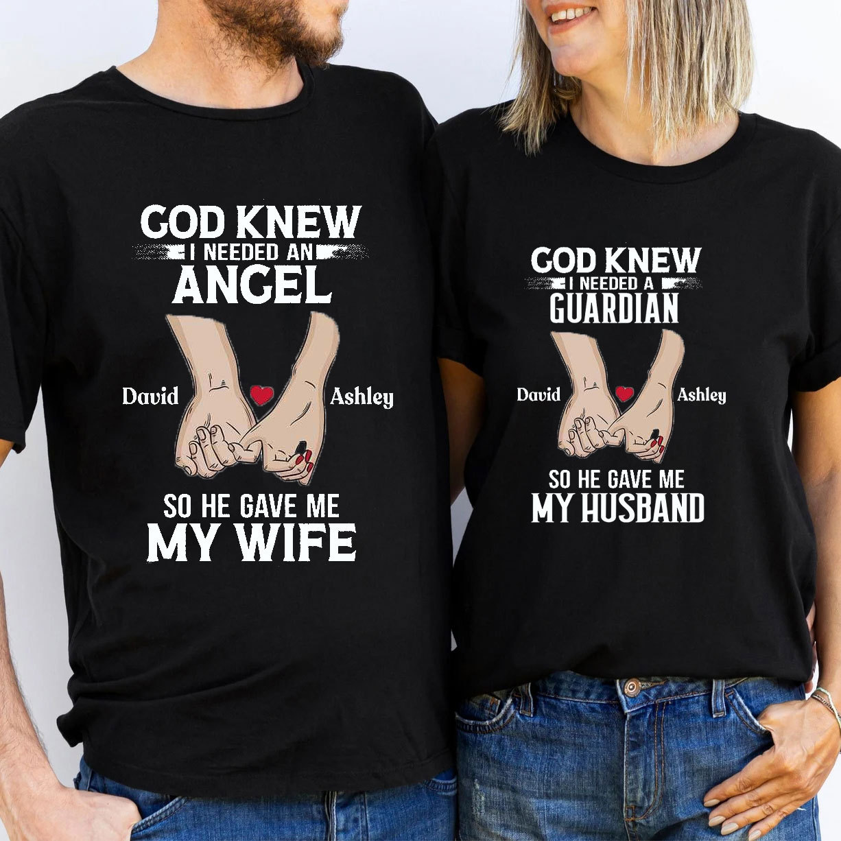 God Knew Me Need An Angel Christian T-Shirt