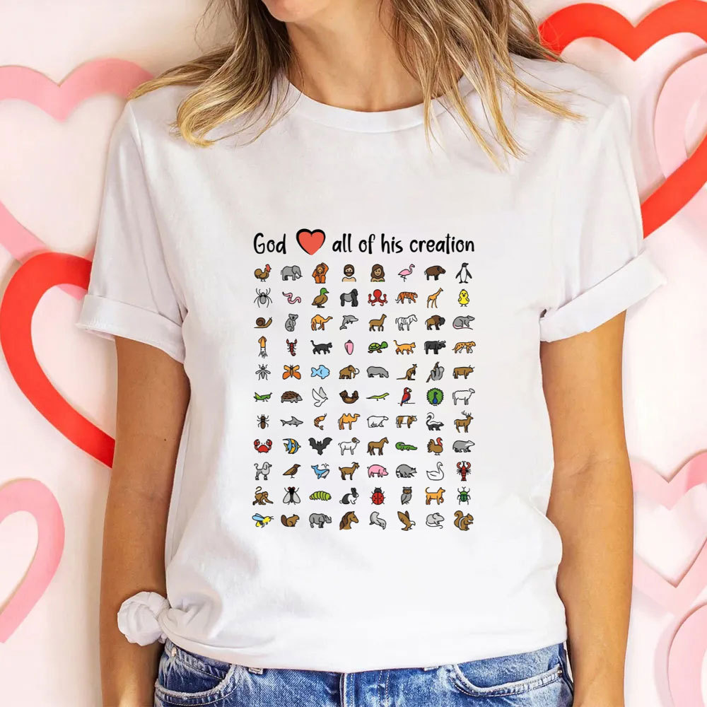 God Love All Of His Creation Christian T-Shirt
