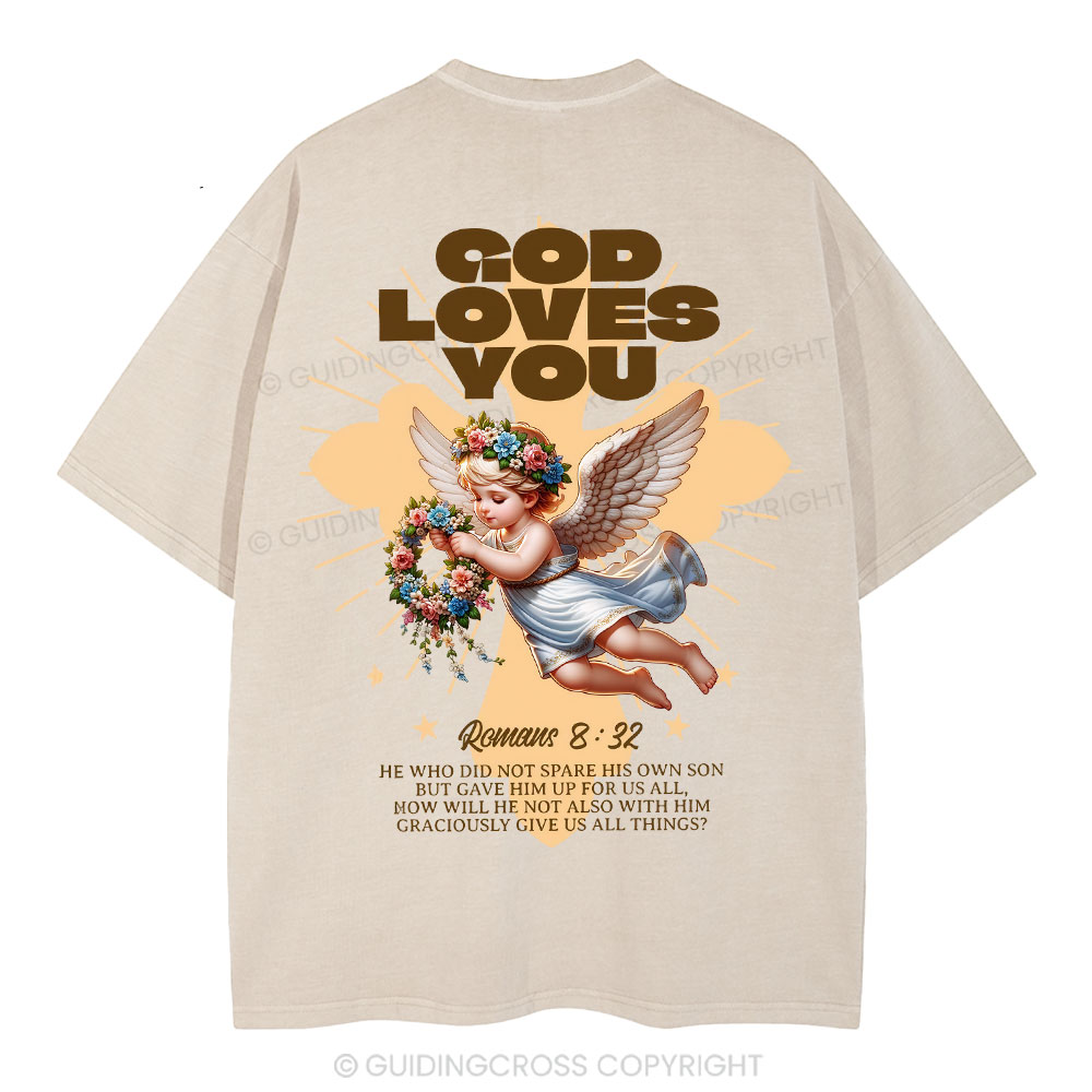 New-Sample Christian Washed T-Shirt Sale - GuidingCross