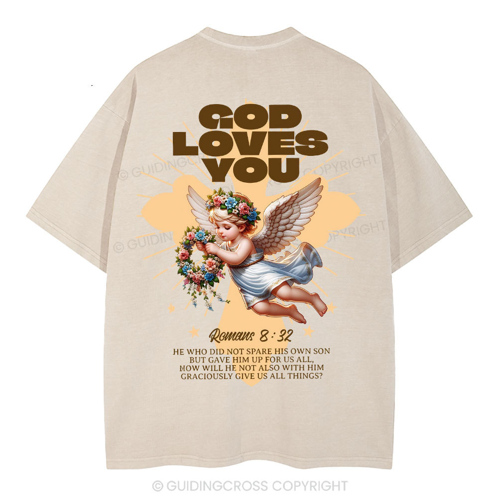 New-Sample Christian Washed T-Shirt Sale - GuidingCross