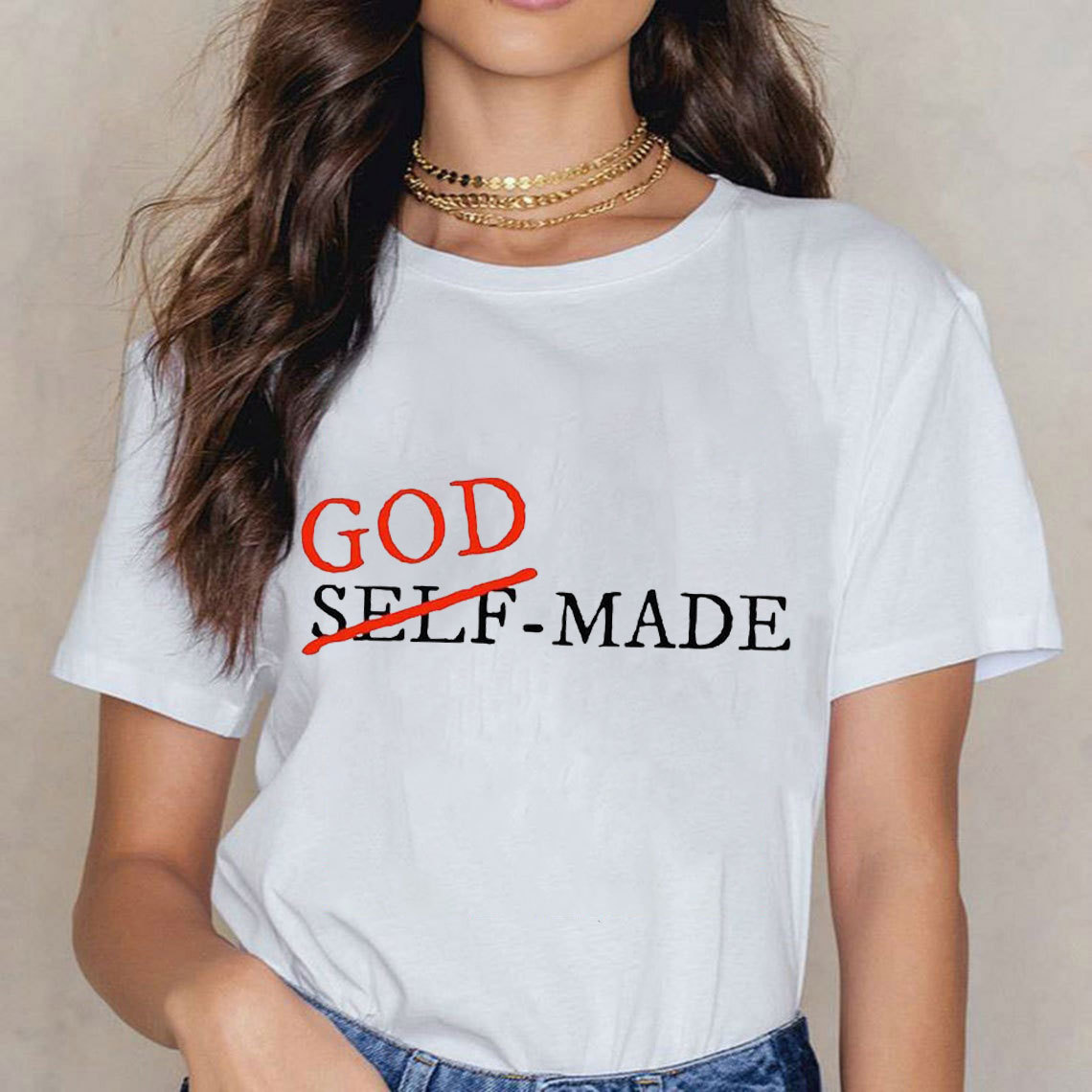 God Made Not Self Made Christian T-Shirt