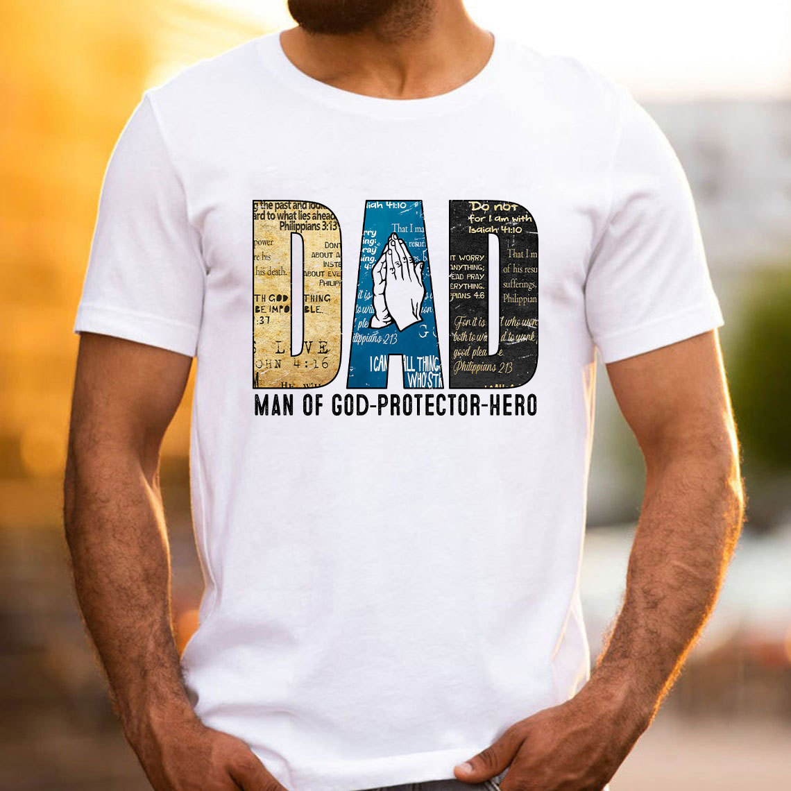 God Man Of God Protector Christian T-Shirt