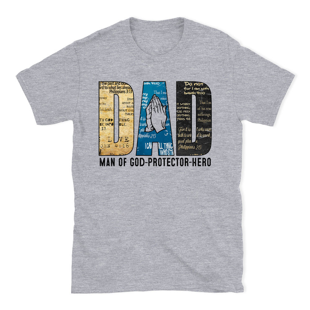 God Man Of God Protector Christian T-Shirt