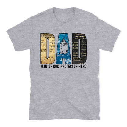 God Man Of God Protector Christian T-Shirt