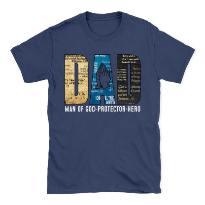 God Man Of God Protector Christian T-Shirt