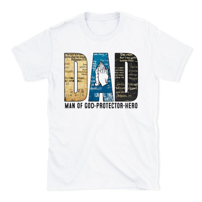 God Man Of God Protector Christian T-Shirt