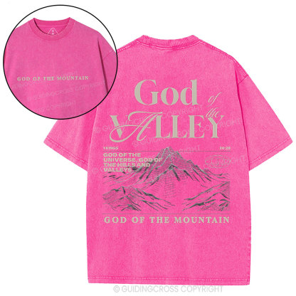 God Of The Valley Christian Washed T-Shirt