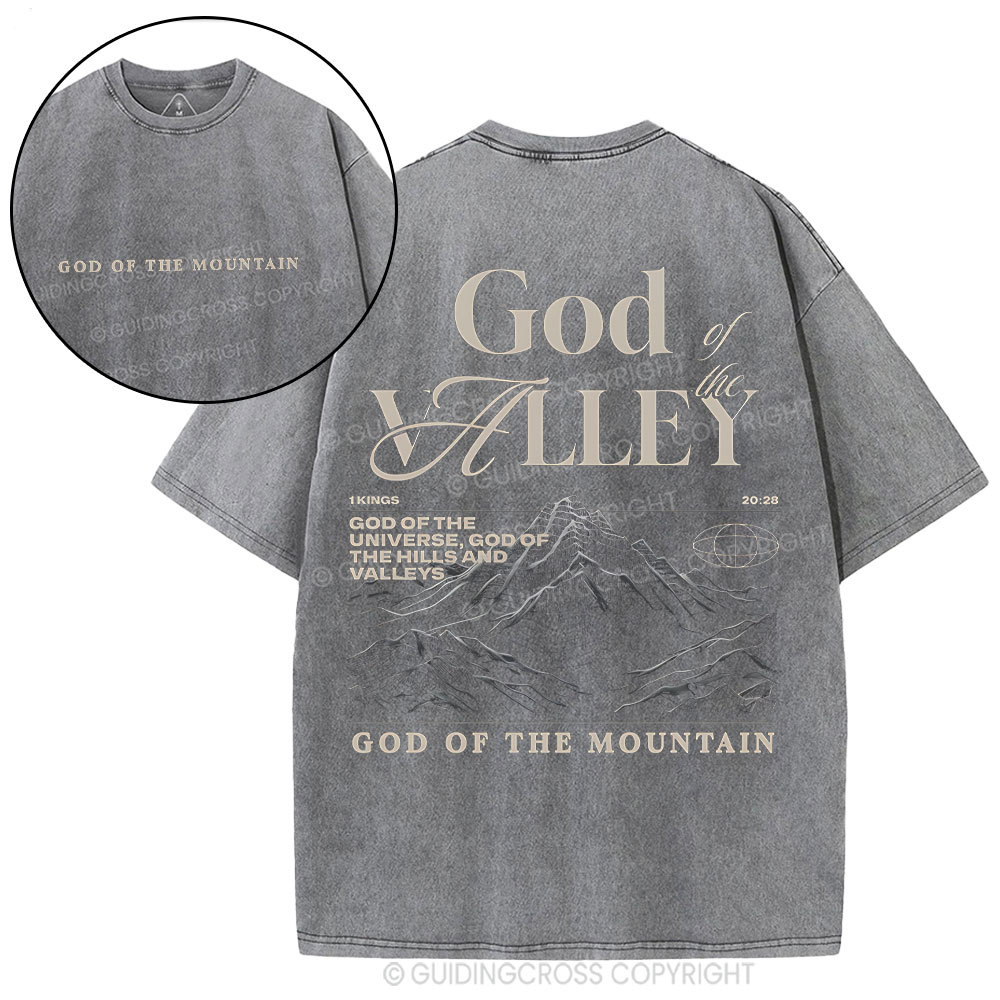 God Of The Valley Christian Washed T-Shirt