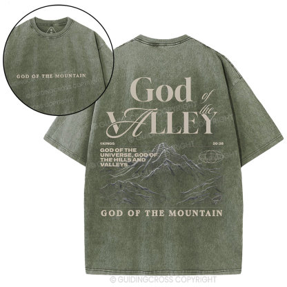 God Of The Valley Christian Washed T-Shirt