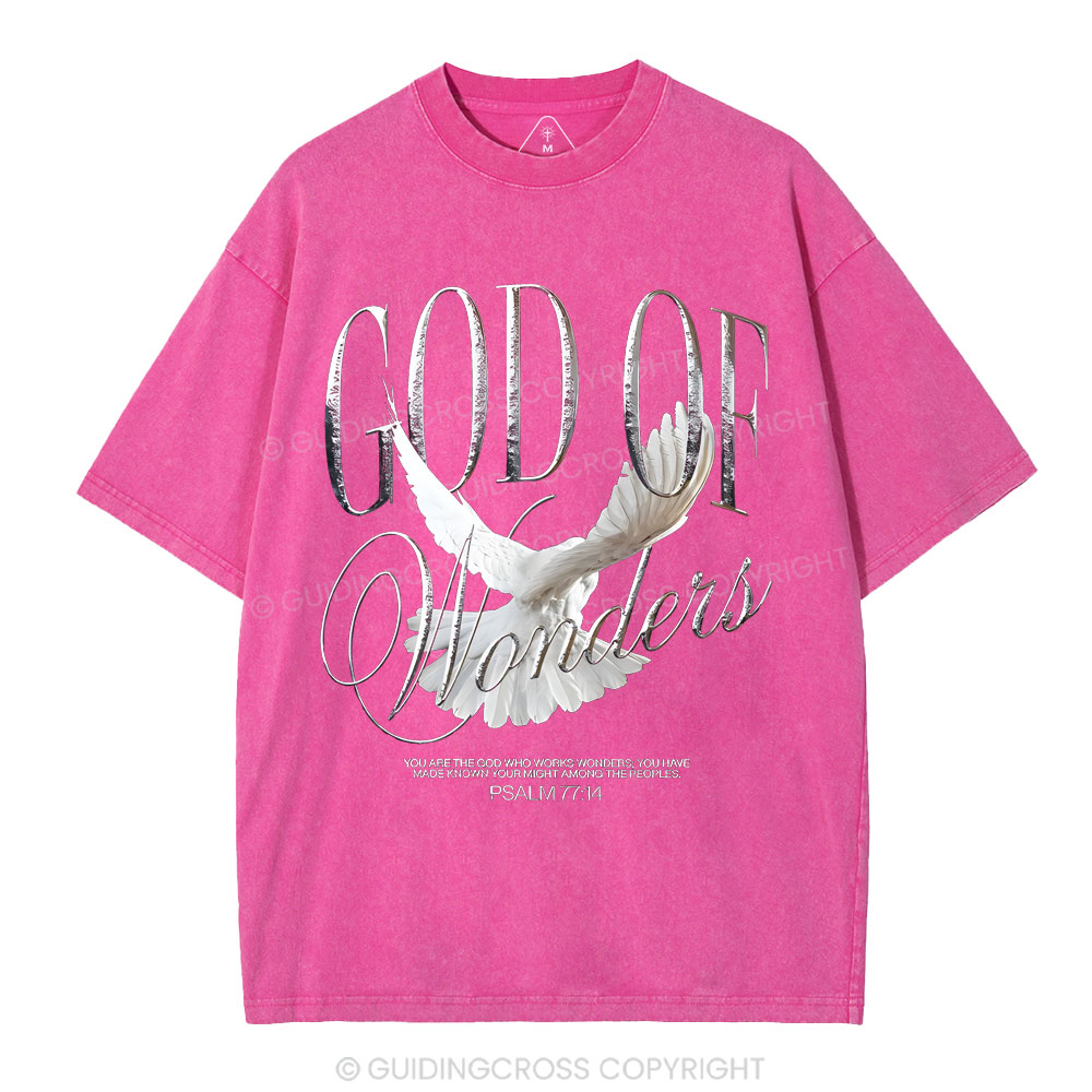 God Of Wonder Christian Washed T-Shirt