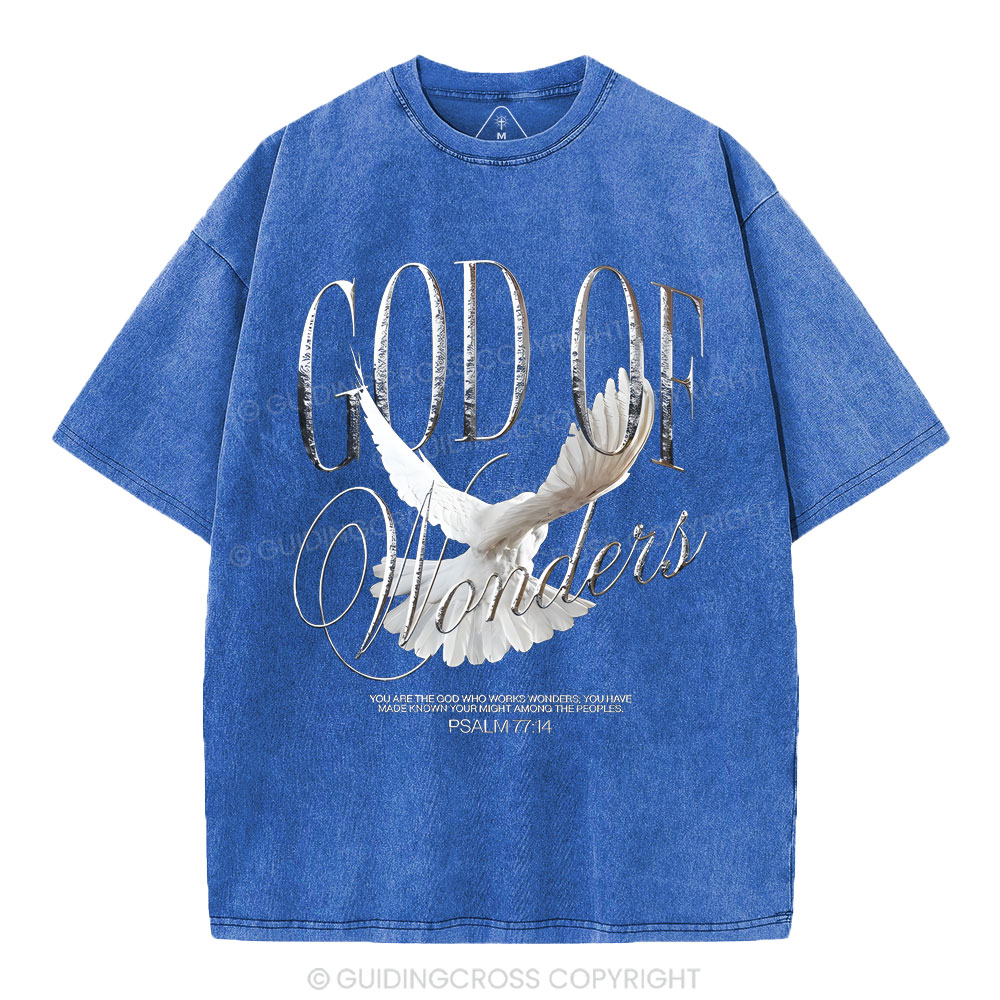 God Of Wonder Christian Washed T-Shirt