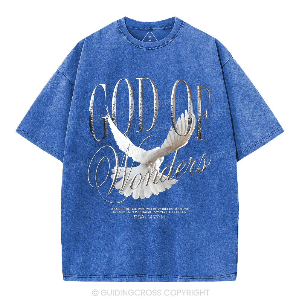 God Of Wonder Christian Washed T-Shirt