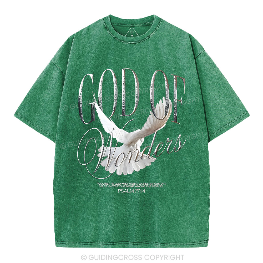 God Of Wonder Christian Washed T-Shirt