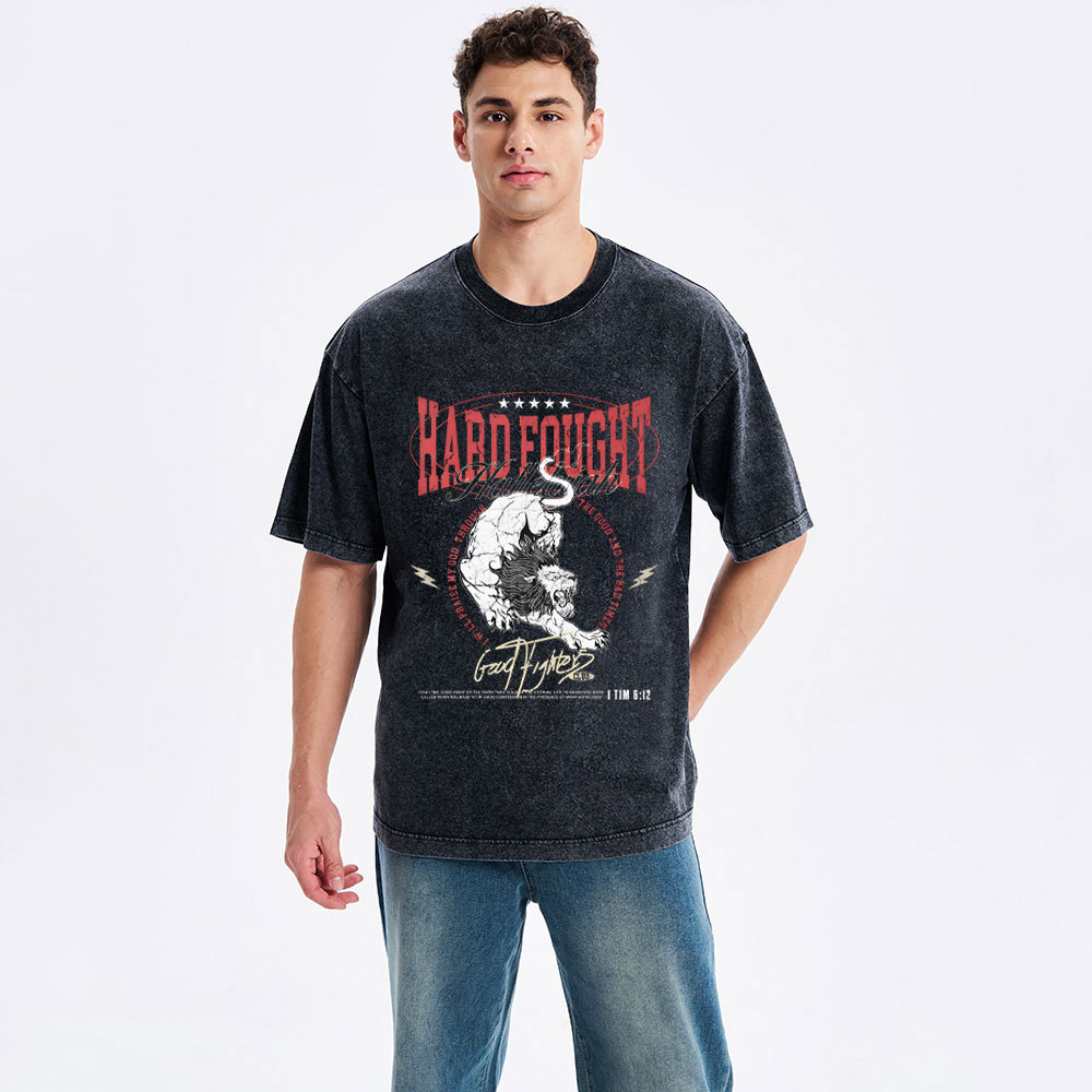 God Prayers  Christian Washed T-Shirt