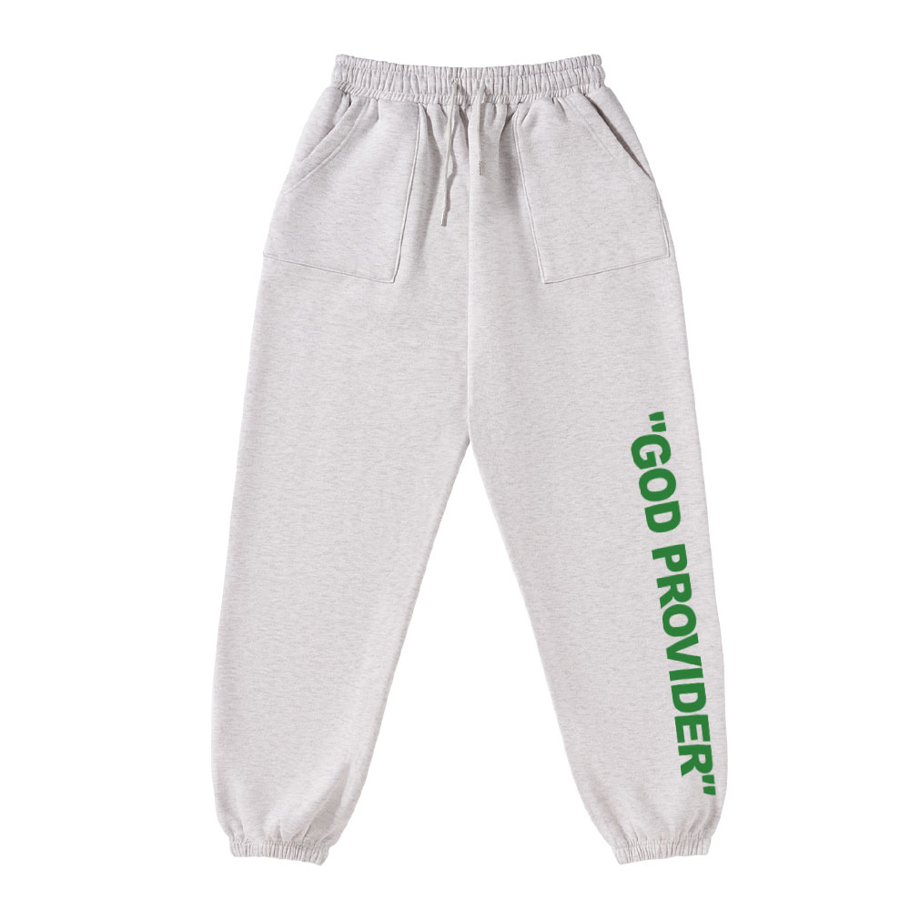 God Provider Christian Fleece Sweatpants Sale - GuidingCross