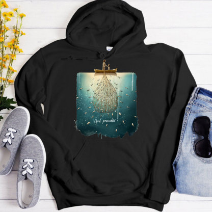 God Provides Christian Hoodie