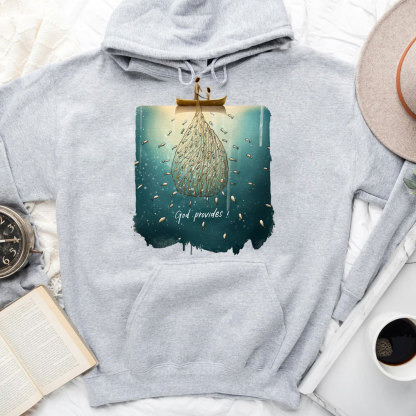God Provides Christian Hoodie